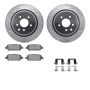 Dynamic Friction 7612-68003 Rotor Kit