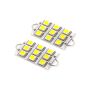 Diode Dynamics DD0106P 44mm SML9 LED Bulb - Cool - White (Pair)