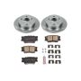 PowerStop KOE4670 OE Stock Replacement Low-Dust Ceramic Brake Pad and Rotor Kit