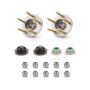 Ford Racing M-1104-AB 2015-2023 Mustang Front Wheel Hub Kit With Arp Studs
