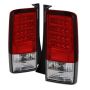 SPYDER 5042750 LED Tail Lights - Version 2 - Red Clear