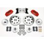 Wilwood 140-10510-DR Dynapro 6 Front Hub Kit 12.19in Drilled Red 67-69 Camaro (*Line Kit Needed*)
