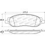 Stoptech 305.10680 Street Select Brake Pads - Front