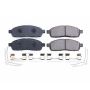 PowerStop 17-1392 PowerStop - Z17 Low-Dust Ceramic Brake Pads with Hardware