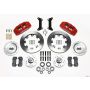 Wilwood 140-12837-R Dynapro 6 Front Hub Kit 12.19in Red 79-87 GM G Body