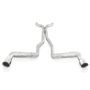 Stainless Works CA11CB 10-15 Camaro 6.2L 3in Dual Chambered Catback System X-Pipe Factory Connect