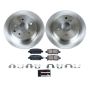 PowerStop KOE098 OE Stock Replacement Low-Dust Ceramic Brake Pad and Rotor Kit