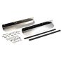 Kentrol 87-95 Jeep Wrangler YJ Step Cover Inlay Pair - Polished Silver