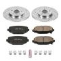 PowerStop K5961 Z23 Daily Driver Carbon-Fiber Ceramic Brake Pad and Drilled & Slotted Rotor Kit