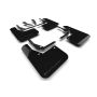 Rally Armor MF113-UR-BLK-GRY Black Mud Flap/Grey Logo