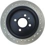 Stoptech 128.34019R Drilled Sport Brake Rotor