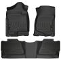 HUSKY LINERS HSK98201 09- GM Crew Cab P/U Front/2nd Seat Liner