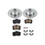 PowerStop KOE370 OE Stock Replacement Low-Dust Ceramic Brake Pad and Rotor Kit