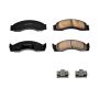 PowerStop 17-411 PowerStop - Z17 Low-Dust Ceramic Brake Pads with Hardware