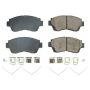 PowerStop 17-476B PowerStop - Z17 Low-Dust Ceramic Brake Pads with Hardware
