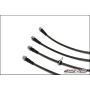 AMS AMS.04.01.0004-1 Performance 08-15 Mitsubishi EVO X Stainless Steel Brake Lines (4 Lines)