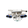 Invidia HS14GFRG3T 14-17 Volkswagen Golf-R Q300 Quad Oval Titanium Burnt Tips Cat-back Exhaust