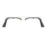 Road Armor 518AFFWB 18-21 Jeep Wrangler JL Stealth Wide Front Fender Flare Body Armor w/LED DRL - Tex Blk