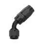 ALLSTAR PERFORMANCE ALL49335 Reusable Hose End Black 45 Deg Elbow -12