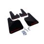 Rally Armor 2010+ Subaru Outback UR Black Mud Flap w/ Red Logo