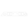 COMETIC GASKETS CAGC5649-060 Intake Gasket Set - BBC 1.75 x 2.500