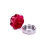 ALLSTAR PERFORMANCE ALL36168 Filler Cap Red with Weld-In Steel Bung Small