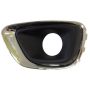 LH FRONT BUMPER INSERT FOG LAMP BEZEL; W/CHROME TRIM JEEP COMPASS 14-17