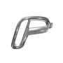 LT FRONT BUMPER INSERT FOG LAMP BEZEL; W/FOG LAMPS; CODE [MAL]; SATIN CHROME DODGE DURANGO 21-21
