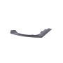 LH FRONT BUMPER MOLDING FOG LAMP TRIM; APPLIQUE; CODE MEL; MATTE BLACK CHRYSLER 200 15-17