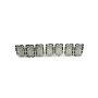 GRILLE FILLER OVERLAND; INNER GRILLE MESH; CHROME JEEP GRAND CHEROKEE 17-20
