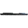 LH SLIP-ON ROCKER PANEL W/SILLS(1.2MM) SILV/SIERRA CREW CAB 1500 07-13