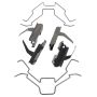 CARLSON BRAKE HARDWR P584 Disc Brake Pad Installation Kit
