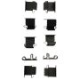 CARLSON BRAKE HARDWR P884 Disc Brake Pad Installation Kit