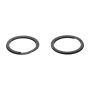 Wiseco W5314 Engine Piston Wrist Pin Retainer, 1.040in Spiral Locks - Set of Four