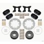 Wilwood 140-12554-D Dynapro Lug Mount Dual Rear Dynamic Kit SA Drilled 58-64 Olds/Pont 1/2in Studs
