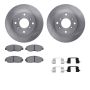 Dynamic Friction 6512-59243 Rotor Kit