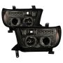 SPYDER 5012043 Projector Headlights - Eliminates AFS function - LED Halo - Smoke