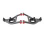 BMR Suspension AA006H A-arms, Lower, DOM, Non-adjustable, Polyurethane Bushings, Front Bump Stops