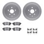 Dynamic Friction 4512-76187 Rotor Kit