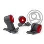 Innovative Mounts 19350-95A Innovative 90-93 Integra B-Series Black Steel Mounts 95A Bushings