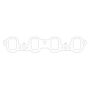 Cometic Gasket C5819-040 Cometic GM SB2 Small Block V8 .040in MLS Intake Manifold Gasket Set