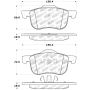 StopTech Performance 01-09 Volvo S60 / 99-06 S80 / 01-07 V70/V70R Front Brake Pads