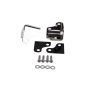 Kentrol 07-18 Jeep Wrangler JK Windshield Light Mount - Polished Silver