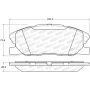 Stoptech 309.17670 Sport Brake Pads w/Shims and Hardware - Front