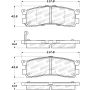 Stoptech 308.05531 Street Brake Pads - Rear