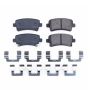 PowerStop 17-1430 PowerStop - Z17 Low-Dust Ceramic Brake Pads with Hardware