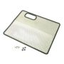 Kentrol 87-95 Jeep Wrangler YJ Bug Shield - Polished Silver