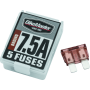 BikeMaster 152430 5Piece 7.5A Replacement Fuse