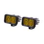 Diode Dynamics DD6404P Stage Series 2 In LED Pod Pro - Yellow Driving Standard ABL (Pair)