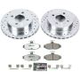 PowerStop K2906-26 Z26 Street Performance Ceramic Brake Pad and Drilled & Slotted Rotor Kit